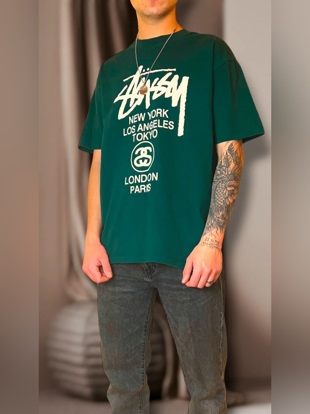 🆕 NWOT Stussy | World Tour Locations Tee | Small